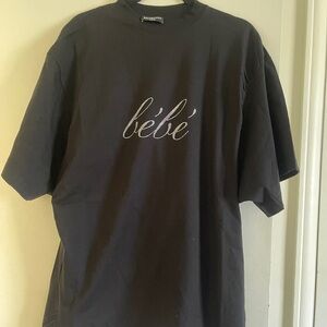 Balenciaga Bebe Black Unisex T-Shirt
